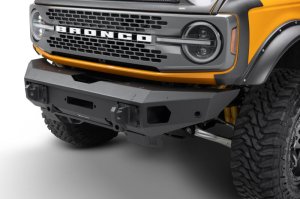 Ford Bronco Bumper - Front - Go Rhino - Winch Ready Trailline Full Width - Textured Black - `21-`26